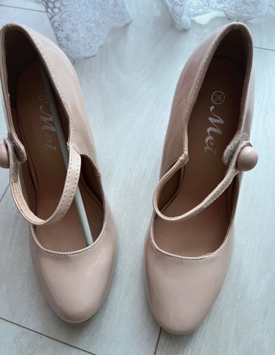 Pantofi Crem Mei