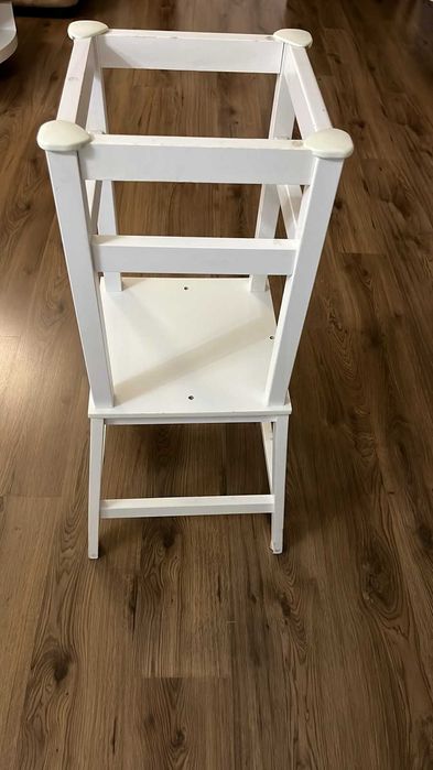 Монтесори кула бяла, дървена