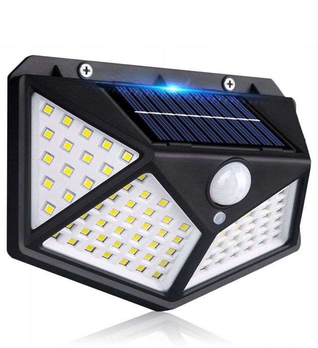 Lampi solare Jortan, senzor de miscare, 100 de leduri
