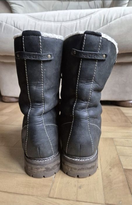 Cizme de iarna, Marc O'Polo, Piele naturală groasă - 40 (26 cm)