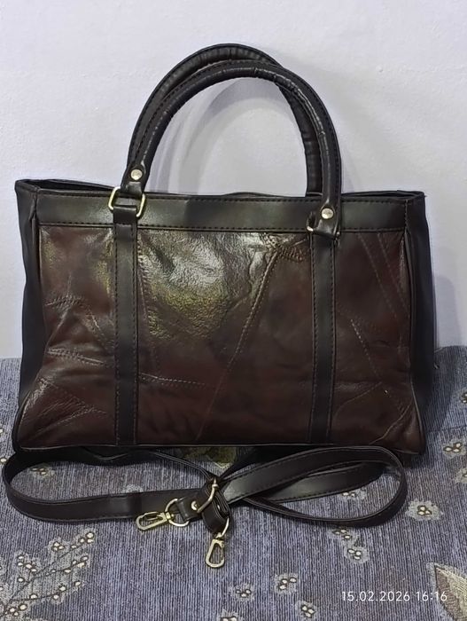 Кожаная сумка. Б.У