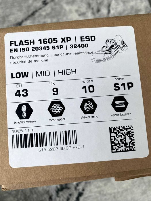 Sandale de protecție Franz-Mensch Atlas Flash 1605 XP