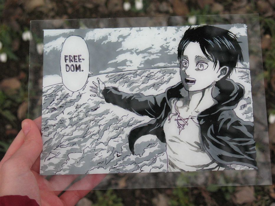 /Anime Glass Painting - Аниме картини на стъкло/