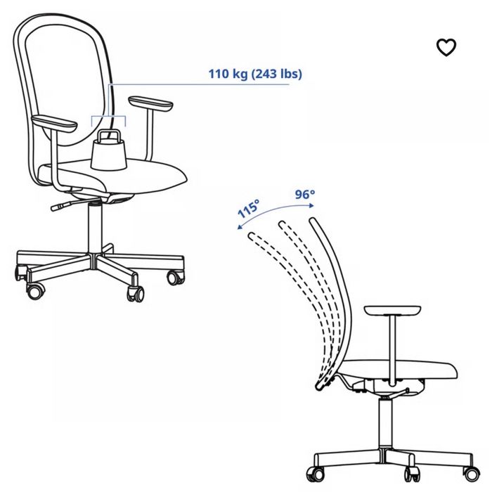 Scaun de birou cu plasă