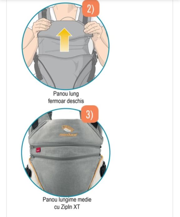 Manduca XT - sistem de purtare ergonomic bebelus