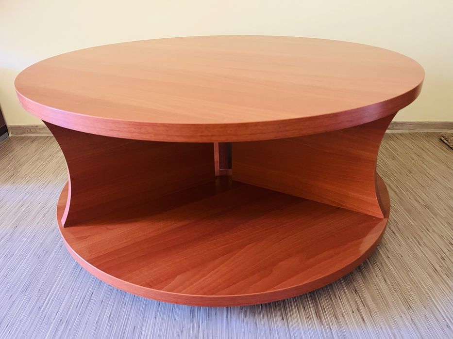 Masa Lems rotunda de cafea, impecabila – diametru 1 m