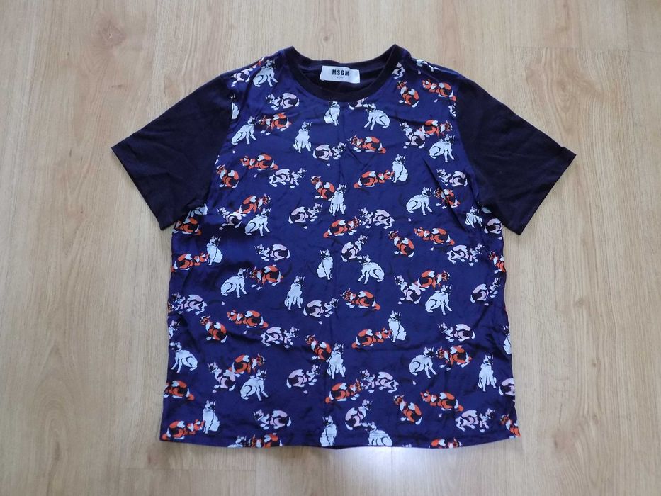 тениска msgm milano/max mara риза блуза потник дамска оригинална L/M