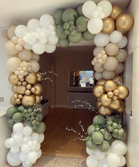 Оформление шарами на праздники.