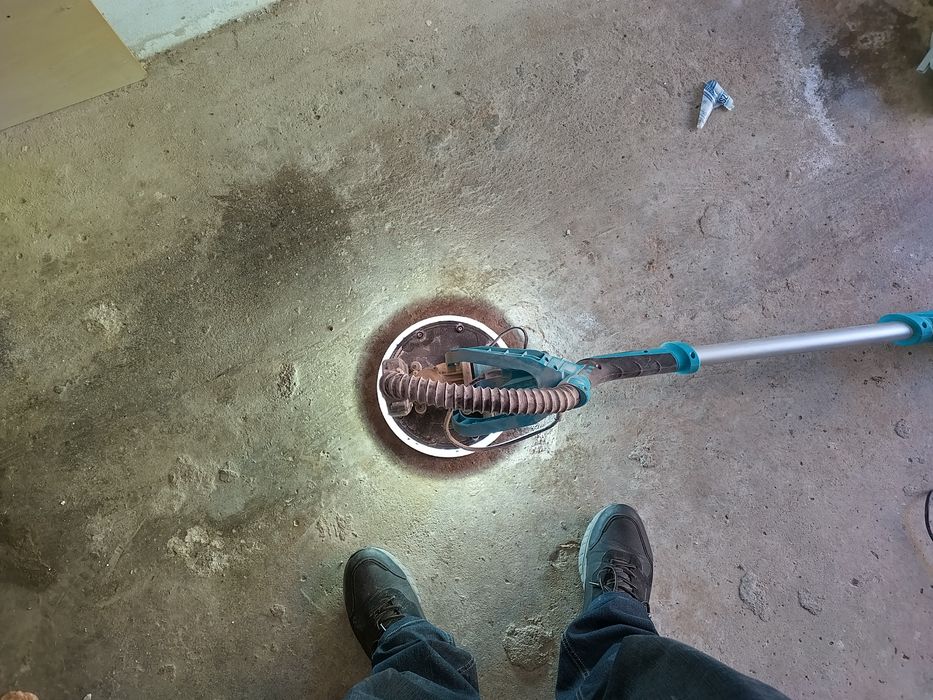 Slefuitor girafa DeToolz DZ-C200 cu LED și aspirator integrat