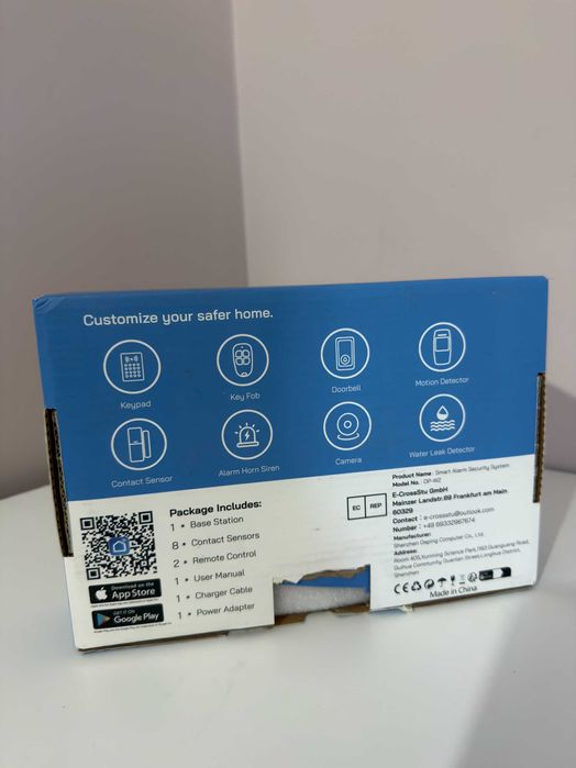 AGSHOME, sistem de alarmă inteligent pentru casă cu 11 piese