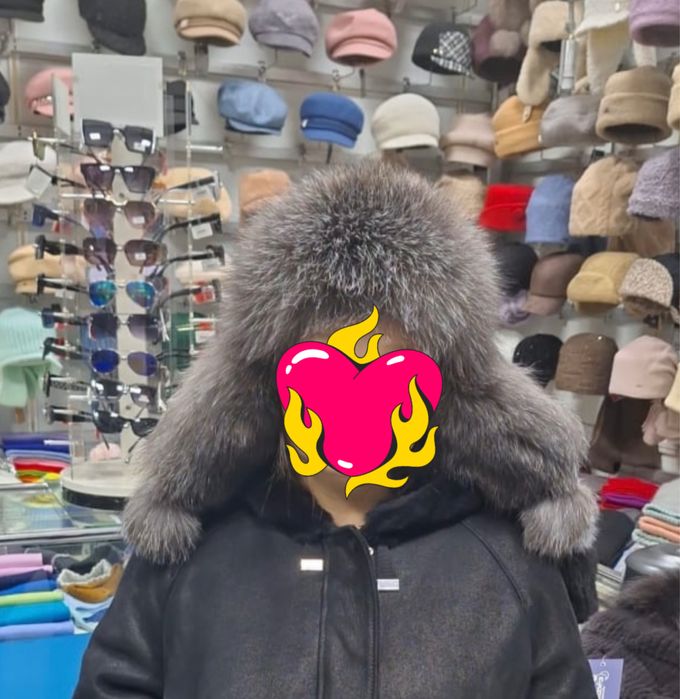 Продам шапку ушанку натуральная чернобурка женская