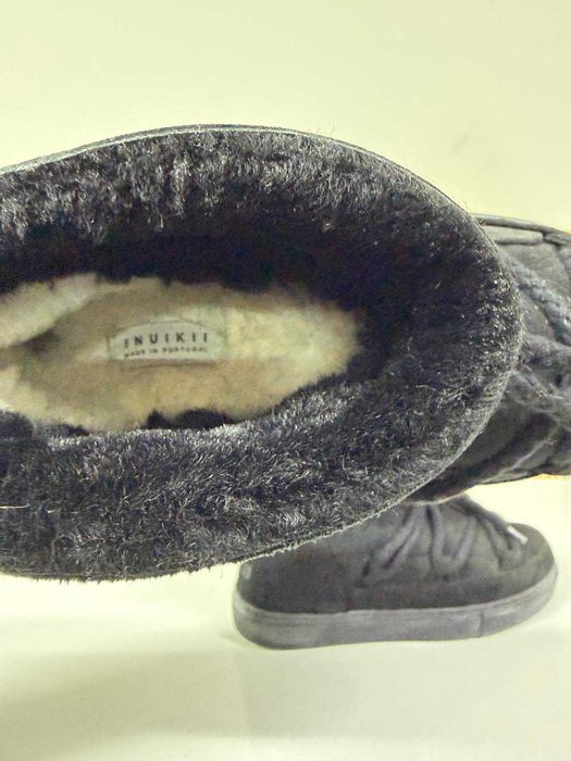 INUIKII Classic Low Black Suede (Много Запазени) – Размер 38 (24.5 см стелка)