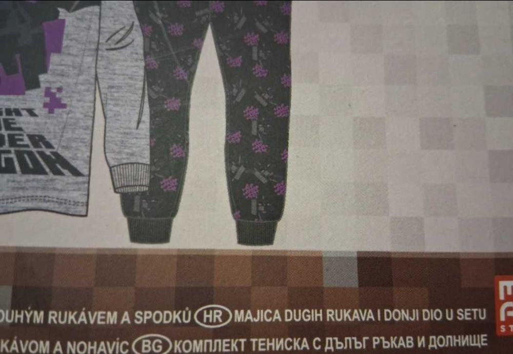 р-р 110-116;122-128;134-140 MINECRAFT Детска пижама