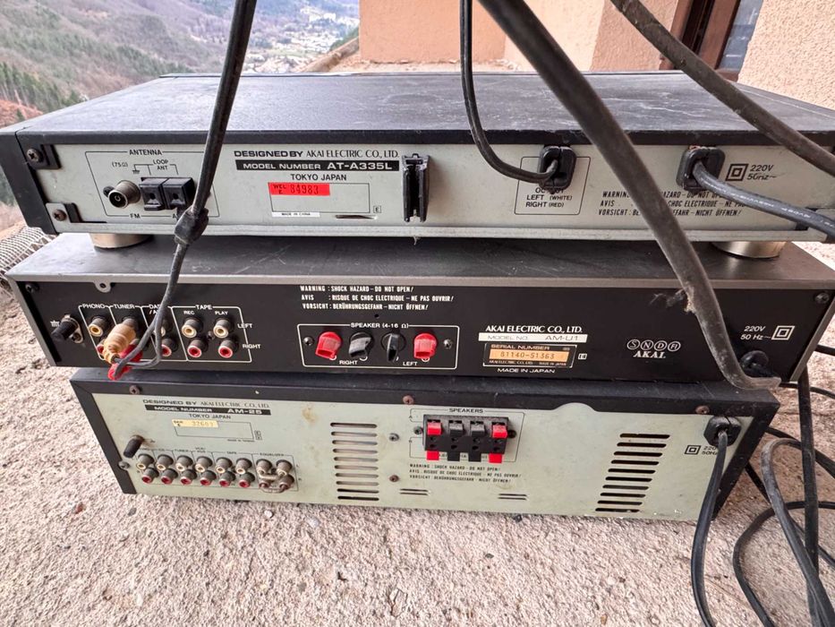 Продавам Усилвател (Pioneer vsx -324-k-p + сет AKAI) с колони