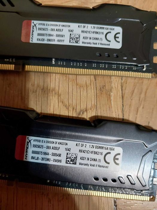 16GB DDR4 2133Mhz, 2400Mhz - RAM памет