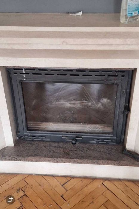 Камина Cheminees DIffusion за вграждане  ,10 kw висококачествен чугун