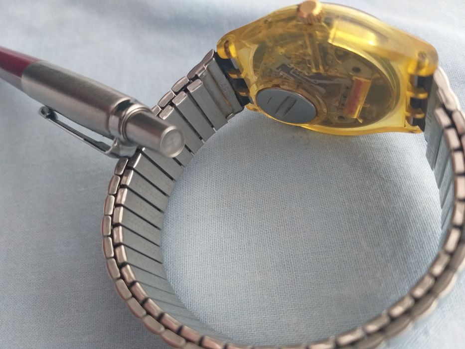 Set ceas Swatch si pix Parker