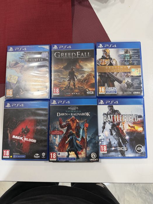 Vand jocuri ps4 pretu ancepe de la 50 lei