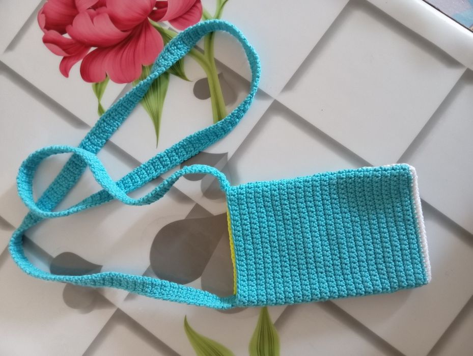 Вязаная сумочка "У моря "