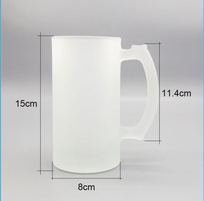 Halba personalizata din sticla sablata