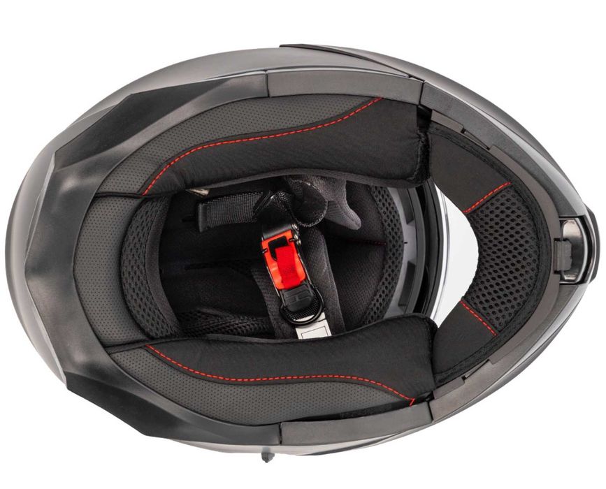 Casca moto modulara filp up NOUA  Shox Destination  22.06 – Negru Mat