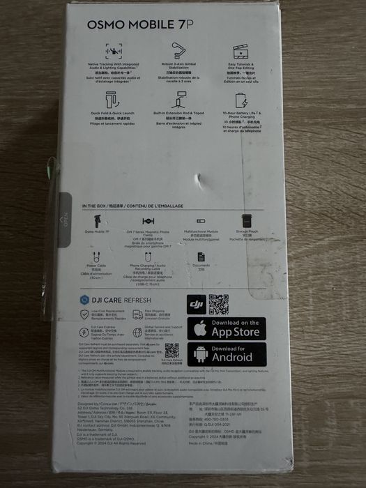 Sistem de stabilizare DJI Osmo Mobile 7P Negru, cel mai avansat gimbal