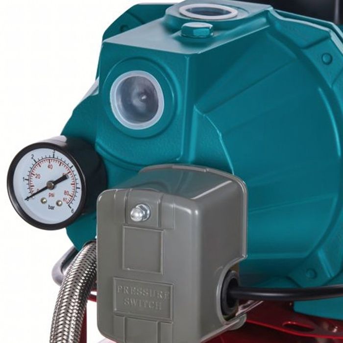 Хидрофорна система с помпа 750W и разширителен съд 50L – Пълен комплект за водоснабдяване и напояване