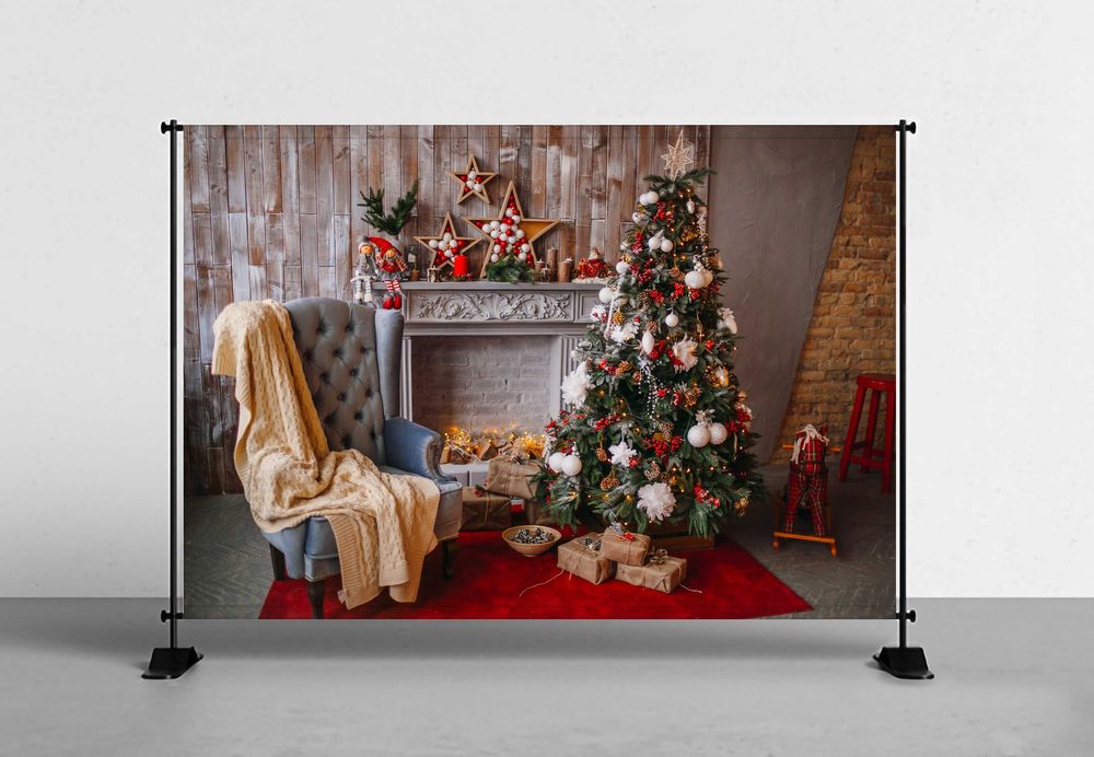 Fundal Foto Textil - Personalizat - Tematica Craciun 2025