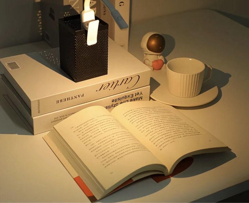 Универсальный мини LED лампа-клипса для чиения | Защита глаз