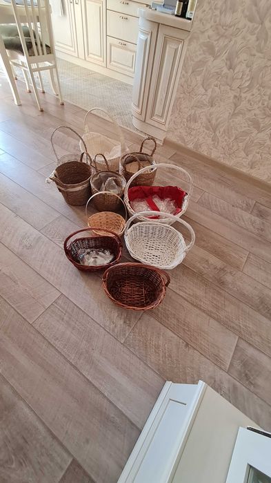Корзины плетённые