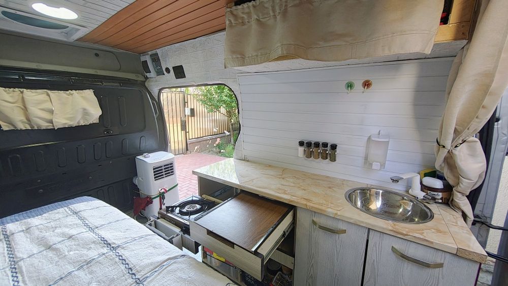 Ford Transit camper, autocamper,