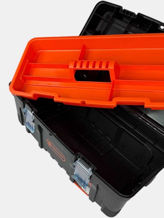 Ящик для инструментов TACTIX 320304 – прочный пластик, 22",