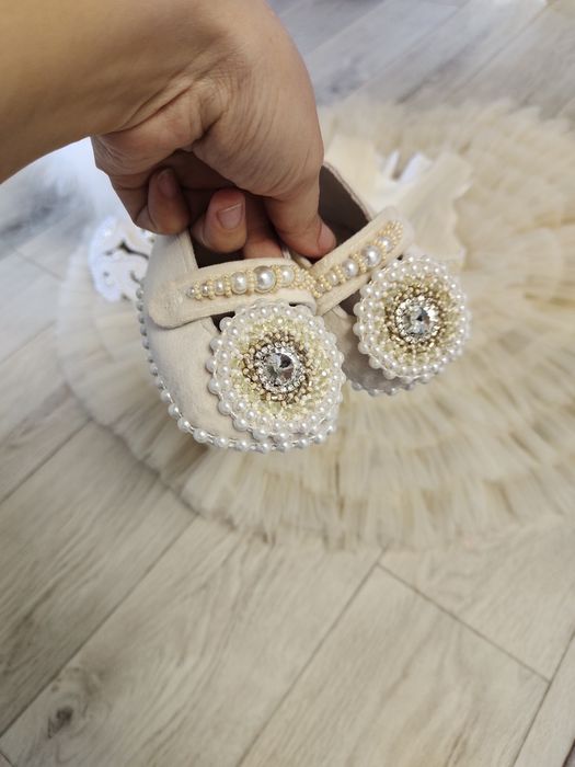 Платье пинетки комплект для девочки