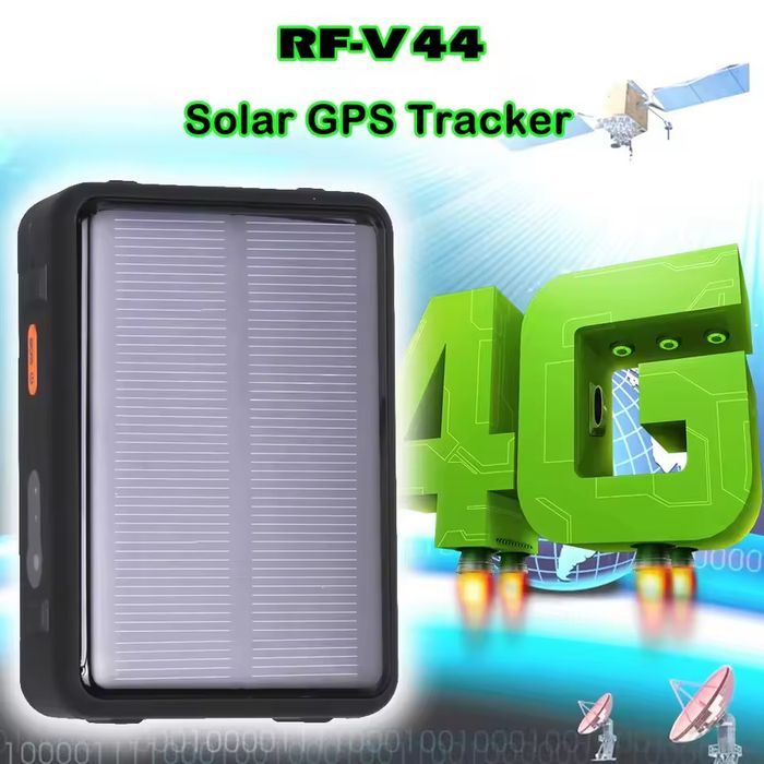 НОВ! Водоустойчив соларен 4G GPS Tracker