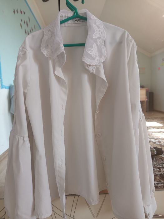 Белые блузки на весну для девочки