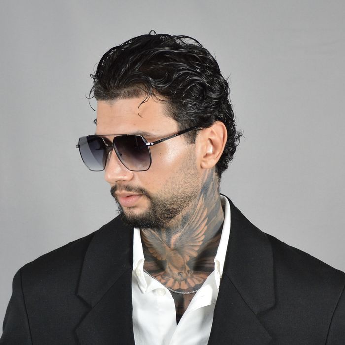 Ochelari Barbati Aviator Polarizati Uv Gun Grey