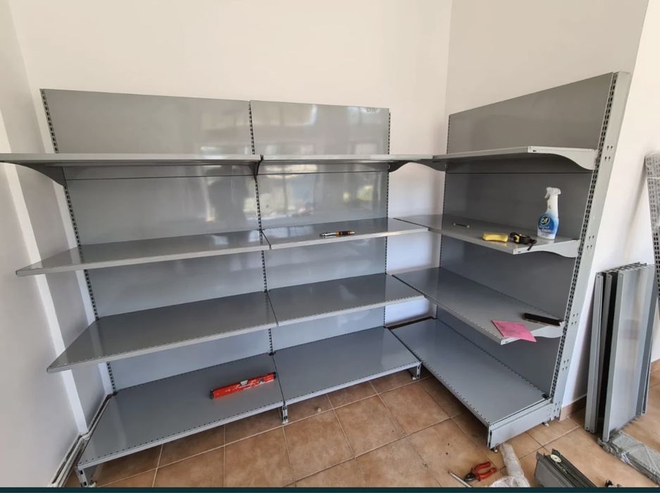 Крайстенни стелажи двустранни островни стелажи НОВИ