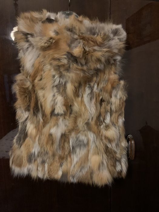 Елек от естествен косъм -лисица