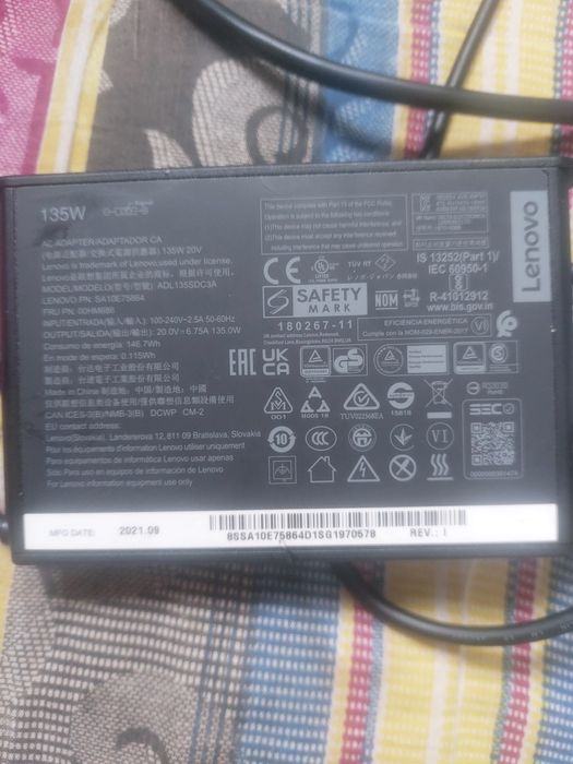 Зарядное устройство ленова