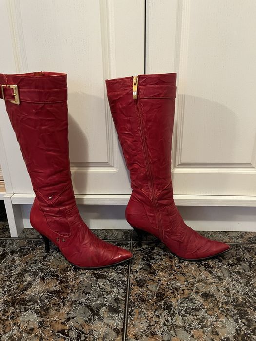 Дамски ботуши, естествена кожа, N 36