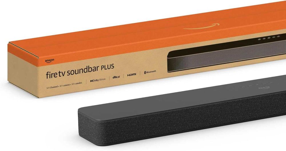 Саундбар Amazon Fire TV Soundbar Plus, Dolby Atmos 3.1