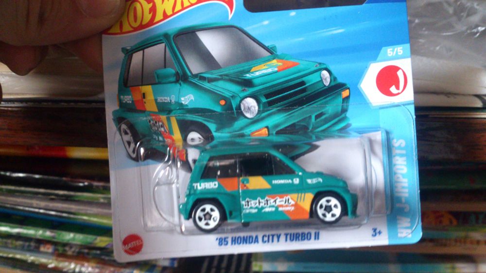 Hot Wheels  '85 HONDA CITY TURBO II и PEDAL DRIVER TH Treasure Hunt