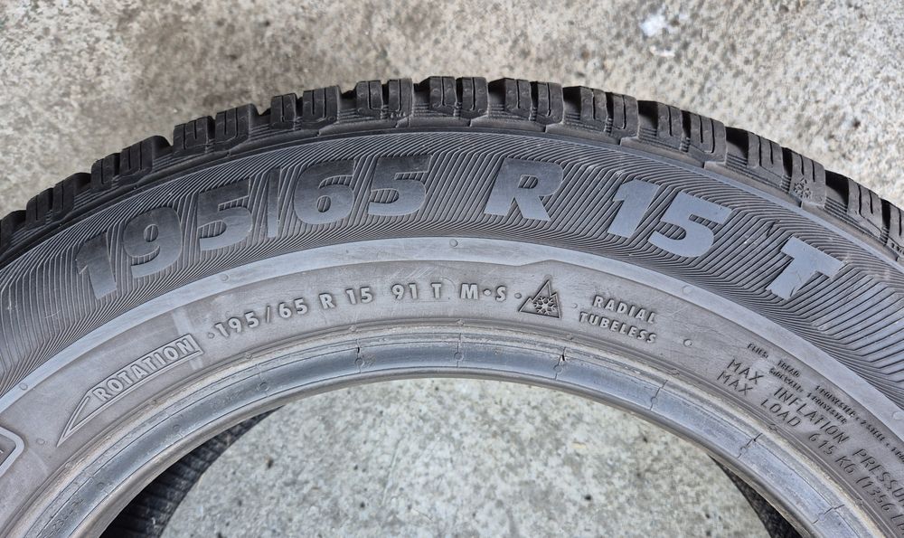 Set 4buc 195/65 R15 Semperit Master-Grip 2 M+S iarnă