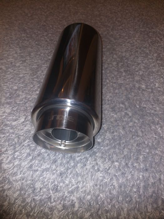 Toba sport din inox 100% UNIQUE cu silencer detasabil 1 iesire