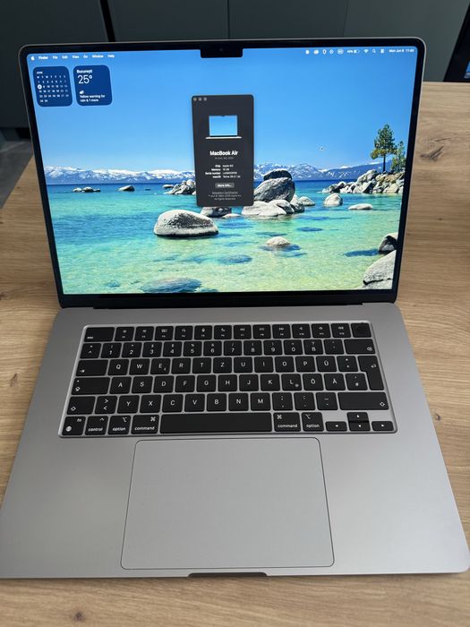 【バッテリー100%】MacBook Air M3 16GB SSD256 Macbook air 15 m3 - 16gb RAM - 256 ssd Radauti • OLX.ro