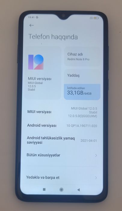 Xiaomi Redmi note 8 Pro