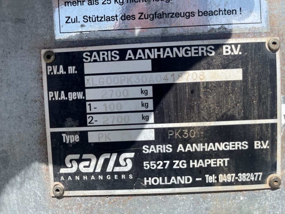 Vand Remorca Basculabila de 2700 kg Cu prelata
