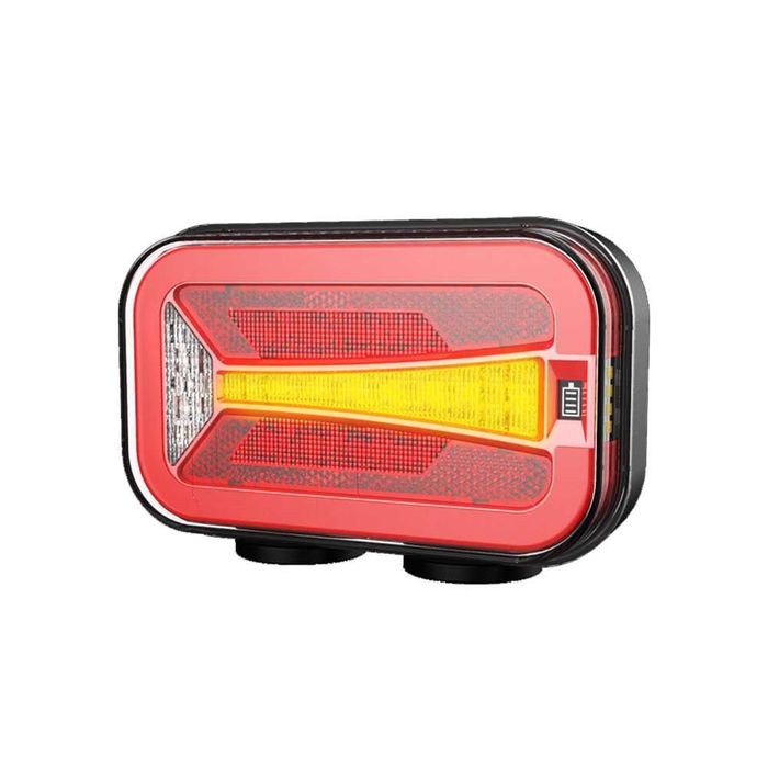 12V 24V Комплект Безжични LED Диодни стопове за ремарке каравана 16 см