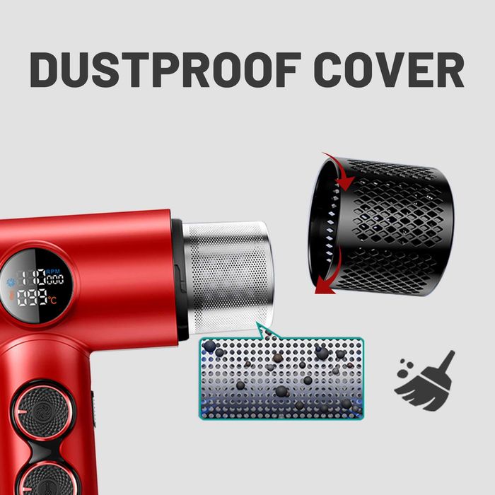 Професионален сешоар VGR-401 BLDC мотор за бързо сушене с нисък шум