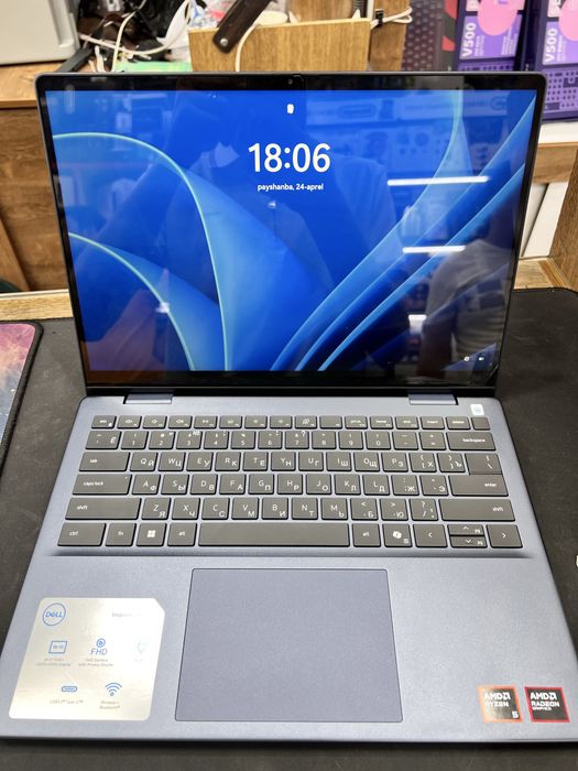 Dell inspiron 14 Ryzen 5 8/512 360aylanadi narxi kelishiladi